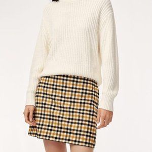 Aritzia - Wilfred Renee Plaid skirt size 00